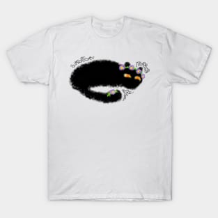 Sleepy FlowerCat MS paint T-Shirt